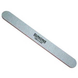 SUNONE Pilnik do paznokci do manicure pedicure prosty zebra, gradacja 180/240 1 sztuka