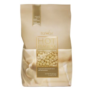 ItalWax White Chocolate Film Wax 1kg - wosk twardy w granulkach do depilacji bezpaskowej