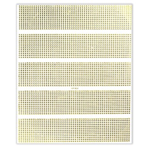 Naklejki 3D Holographic Gold Naklejka samoprzylepna duży arkusz XXL HT-037
