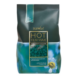 ItalWax Azulene Film Wax 500g - wosk twardy w granulkach do depilacji bezpaskowej