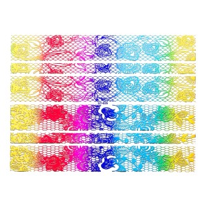 3D Holographic Rainbow Naklejki samoprzylepna XXL HT-026