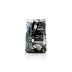 ItalWax Pour Homme Film Wax 100g - czarny metaliczny wosk twardy w granulkach do depilacji bezpaskowej dla mężczyzn