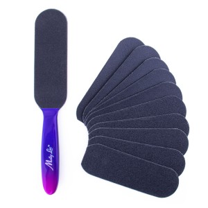 Tarka profesjonalna do pedicure z 10 wymiennymi wkładami 100/180 grit Molly Lac