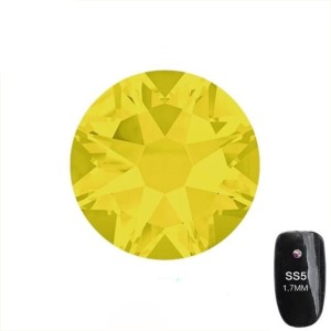 Cyrkonie szklane szlifowane Citrine SS6 50 sztuk