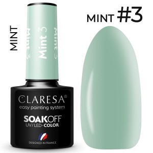 Claresa Mint 3 kolorowy lakier hybrydowy 5g