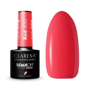 Claresa Red 400 kolorowy lakier hybrydowy 5g