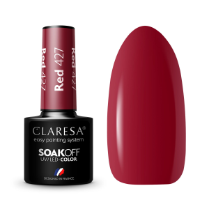 Claresa Red 427 kolorowy lakier hybrydowy 5g