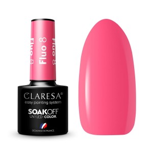 Claresa Fluo 8 kolorowy lakier hybrydowy 5g