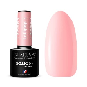 Claresa Lollipop 3 kolorowy lakier hybrydowy 5g