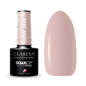 Claresa Fallin’ Love 5 kolorowy lakier hybrydowy 5g