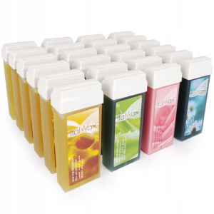 Zestaw 24 x wosk w rolce ItalWax - Rose, Strawberry, Natural, Azulene