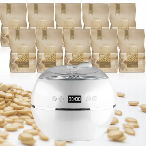 Zestaw do depilacji ItalWax 10x wosk 1kg White Chocolate biała czekolada + podgrzewacz