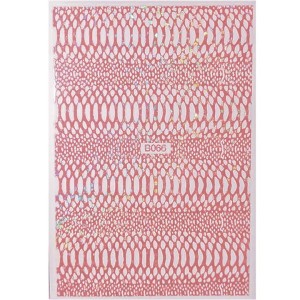 Naklejki do paznokci cienkie samoprzylepne Flower Nail Dried Pink nr B066