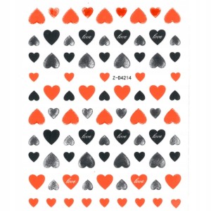 Naklejki do paznokci cienkie samoprzylepne Nail Art Sticker orange Nr Z-D4214