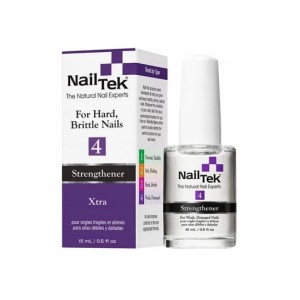 Silnie utwardzająca odżywka do cienkich paznokci Nail Tek Xtra 4