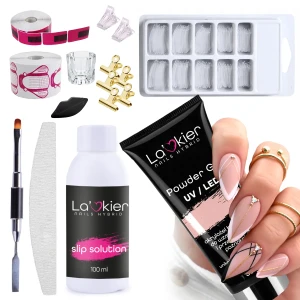 Zestaw do akrylożelu - akrylożel La'kier 30ml + Slip Solution