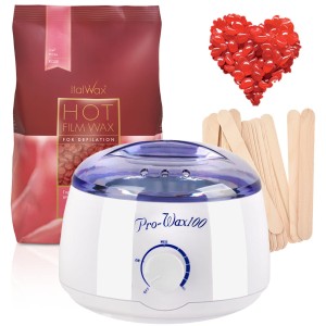Zestaw do depilacji WOSK ROSE 1kg podgrzewacz