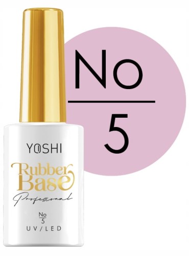 Yoshi Rubber Base 5 baza kauczukowa do paznokci hybrydowych 10ml