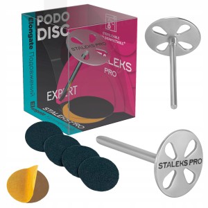 Staleks PodoDisc Pro M 20mm wydłużony + zestaw wymiennych nakładek #180 5 sztuk