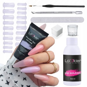La’kier Zestaw uzupełniający do akrylożelu Powder gel 30g + Slip Solution + akcesoria