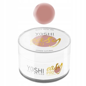 Yoshi Easy Pro Gel UV Led Cover Natural 15ml budujący żel do paznokci