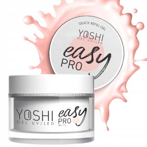 Yoshi Easy Pro Gel UV Led Fresh Pink 15ml budujący żel do paznokci