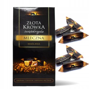 Złota Krówka świętokrzyska mleczne cukierki na prezent 200g produkt regionalny