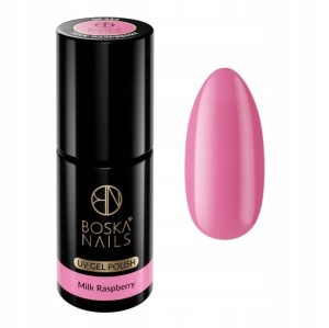 Boska Nails 456 Milk Raspberry kolekcja Pastel Fruit kolorowy lakier hybrydowy 6ml
