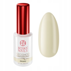 Boska Nails 460 January kolekcja Secondo Anniversario kolorowy lakier hybrydowy 6ml