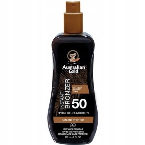 Australian Gold Instant Bronzer SPF 50+ 237ml bronzer w spray do skóry wodoodporny żel do opalania