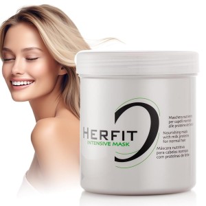 Herfit Pro Maska nawilżająca do włosów normalnych z proteinami mleka 1000ml