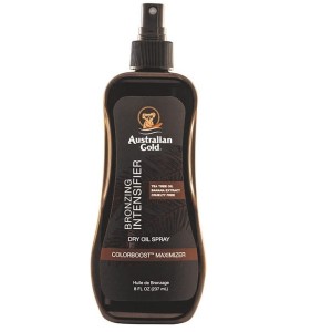Australian Gold Bronzing Intensifier Spray SPF 0 237ml bronzer w spray do skóry wodoodporny olejek przyspieszający opalanie