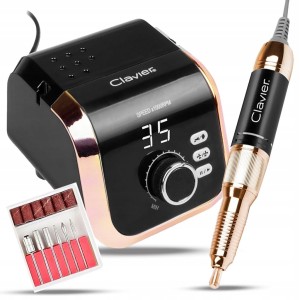 Clavier FX 620 65W czarna frezarka do paznokci manicure i pedicure