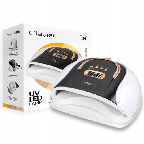 Clavier Q4 256W biała lampa do lakierów hybrydowych i żeli Dual LED UV