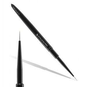 Staleks Expert NBE-01 Profesjonalny pędzelek liner do zdobień 1mm czarny