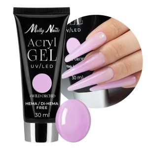 Molly Nails AcrylGel Wild Orchid Akrylożel do paznokci HEMA/Di-HEMA Free 30ml