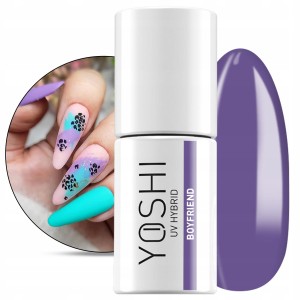 Yoshi Blue Jeans 518 Boyfriend Kolorowy lakier hybrydowy do paznokci 6ml