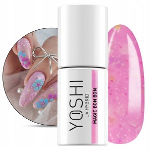 Yoshi Candy Shop 725 Magic Bon Bon Kolorowy lakier hybrydowy do paznokci 6ml