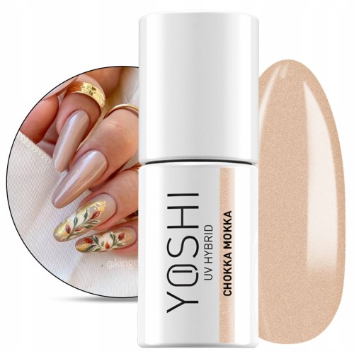 Yoshi Ciao Italiani 322 Chokka Mokka Kolorowy lakier hybrydowy do paznokci 6ml