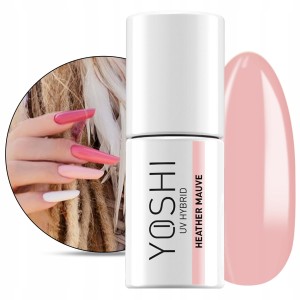 Yoshi Free Spirit 131 Heather Mauve Kolorowy lakier hybrydowy do paznokci 6ml