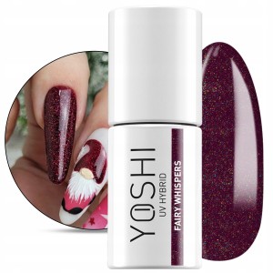 Yoshi Holly Holiday 625 Fairy Whispers Brokatowy lakier hybrydowy 6ml