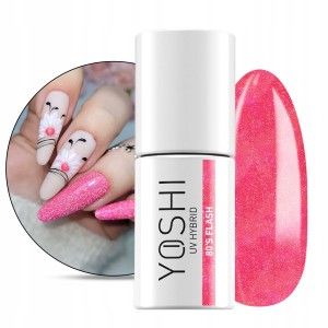 Yoshi Retrowave 015 80'S Flash Brokatowy lakier hybrydowy z efektem flash neon 6ml