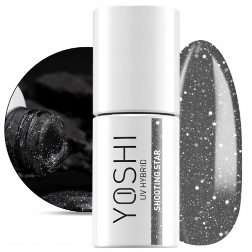 Yoshi Touch The Galaxy 528 Shooting Star Brokatowy lakier hybrydowy do paznokci 6ml