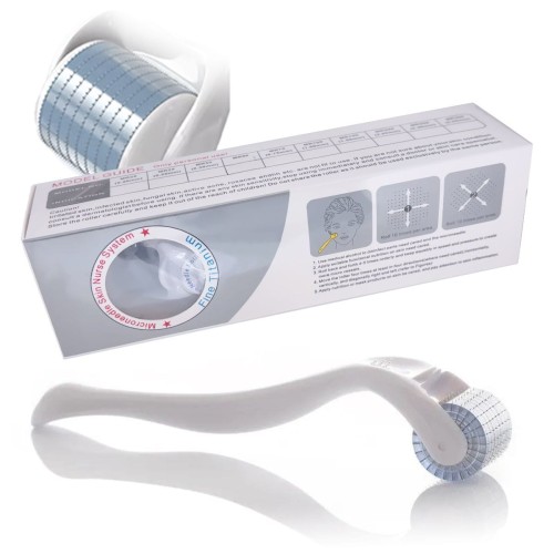 Activ Derma roller do mezoterapii 0.3mm 192 igły tytanowe