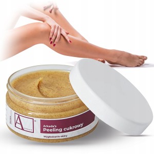Arkada Nawilżający peeling cukrowy do dłoni i stóp z nagietka 300g