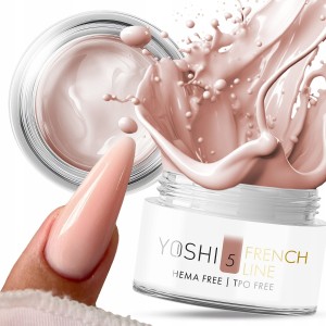 Yoshi French Line 5 Żel budujący samopoziomujący do paznokci Hema i TPO Free 15ml