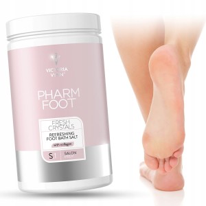 Victoria Vynn Pharm Foot Fresh Crystals Odświeżająca sól do kąpieli stóp z kolagenem 1250ml