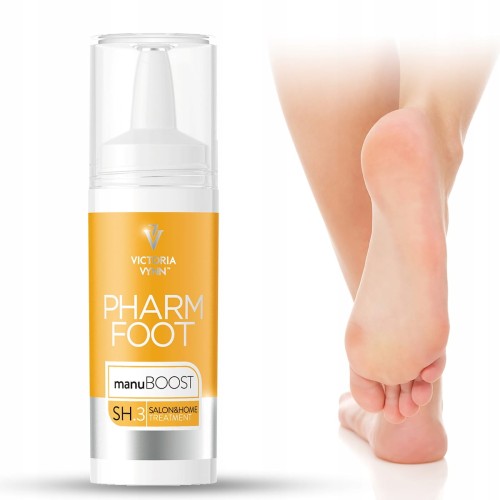 Victoria Vynn Pharm Foot manuBOOST Serum odżywczo-naprawcze do paznokci z ekstraktem z miodu manuka i mleczkiem pszczelim 15ml