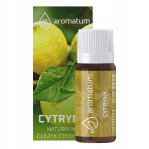 Aromatum Cytryna naturalny olejek eteryczny oczyszczający, wyszczuplający i rozświetlający skórę 12ml