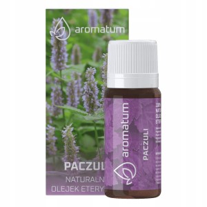 Aromatum Paczuli Naturalny olejek eteryczny antyseptyczny i odświeżający 12ml